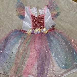 4T Sparkling Rainbow Fairy Costume for Kids